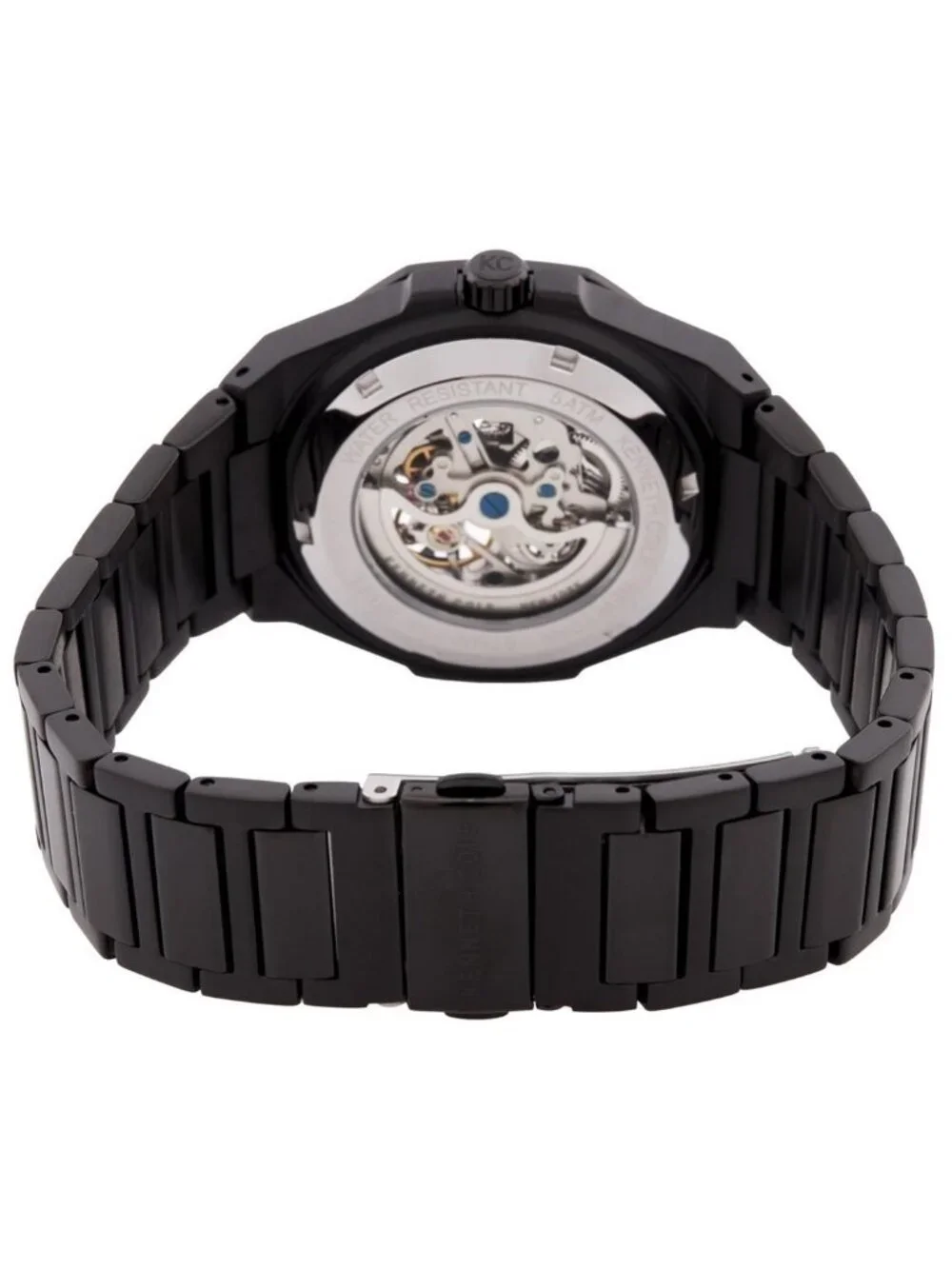 NWT Kenneth Cole New York Automatic Skeleton Octagonal Men's Watch